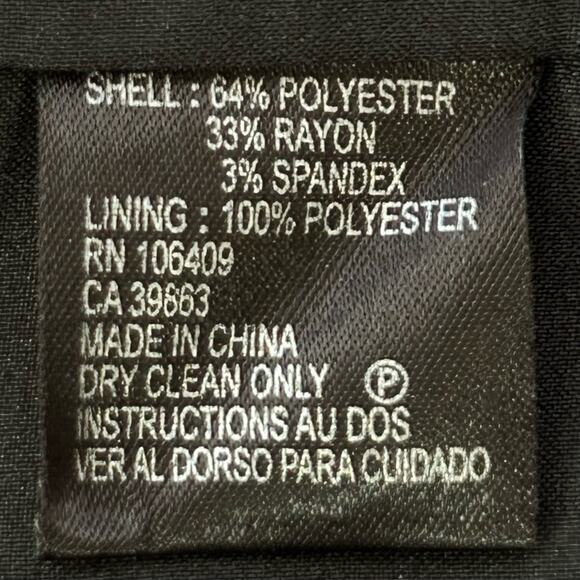 Tahari Arthur S Levine Short Sleeve Belted Dress Size 4 Teal Black Two Tone - Picture 13 of 14